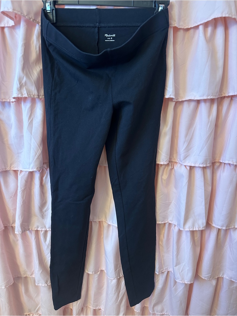 Madewell Women’s Black Pull-On Stretch Leggings Like New